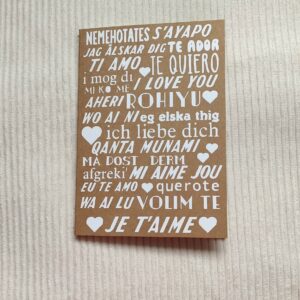 Carnet Je t’aime