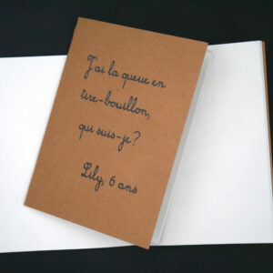 Carnet à personnaliser