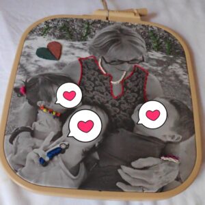 broderie sur photo