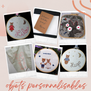 Objets personnalisables